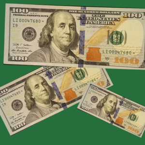 Billete de $100 USD ⭐ Serie Especial (Star Note) – Edición de Colección Billete original de $100 dólares estadounidenses con símbolo ⭐ ( emitido por la Reserva Federal