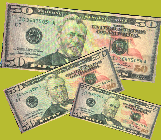 Billete de $50 USD ⭐ Serie Especial (Star Note) – Edición de Colección Billete original de $50 dólares estadounidenses con símbolo ⭐ (emitido por la Reserva Federal