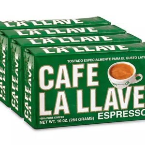 Café espresso La Llave (284 g / 10 oz) EL SABOR AUTENTICO Y TRADICION EN CADA TASA MARCA RECONOCIDA PARA LOS AMANTE  DEL CAFE OFRECIENDO UN CAFE FUERTE E INTENSO
